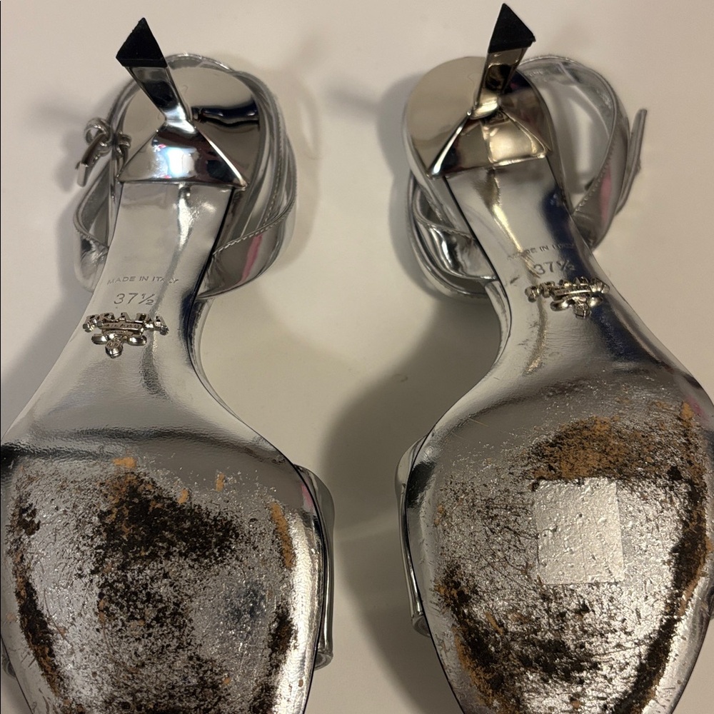 Prada silver heels - Picture 14 of 14
